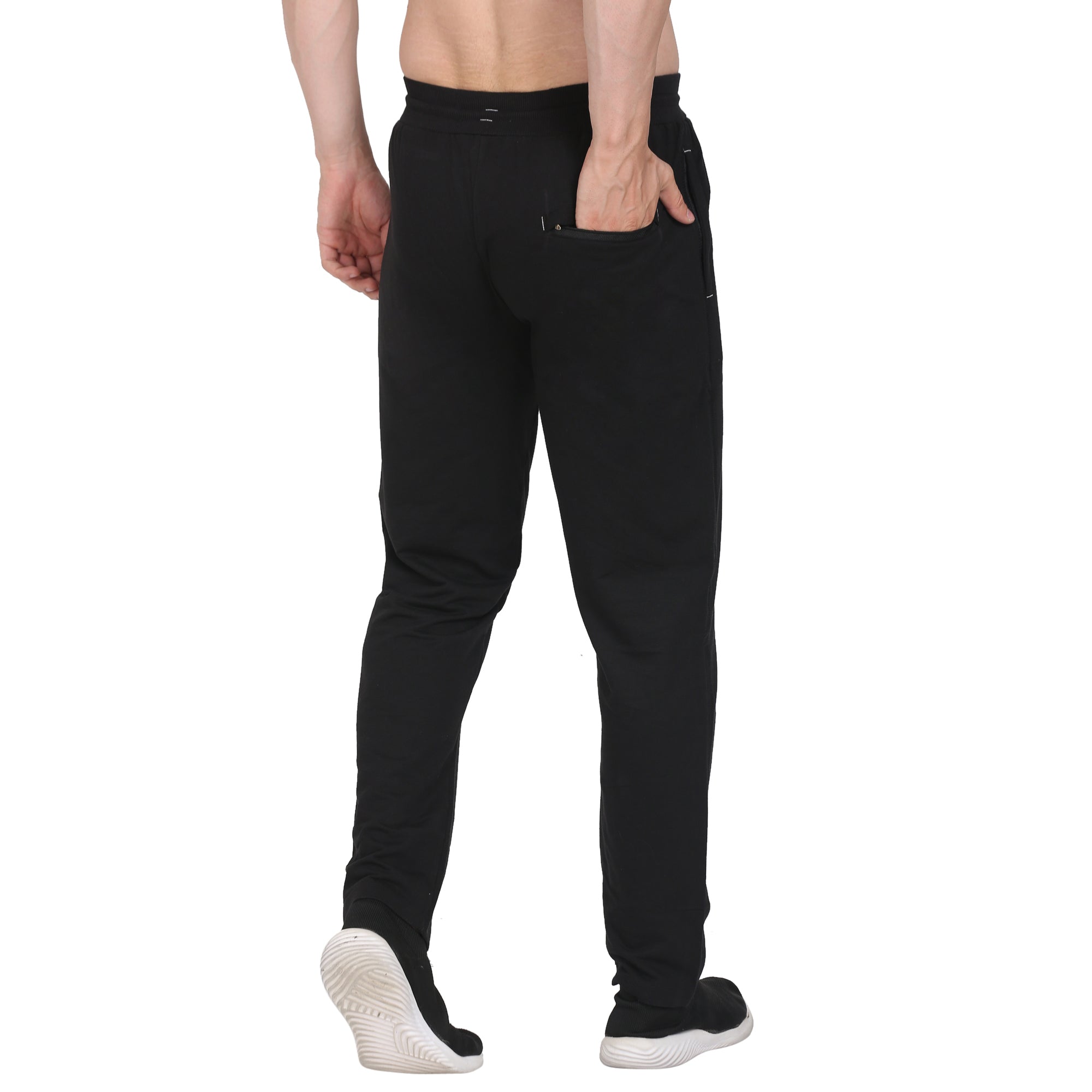 Men solid slim fit Track Pants
