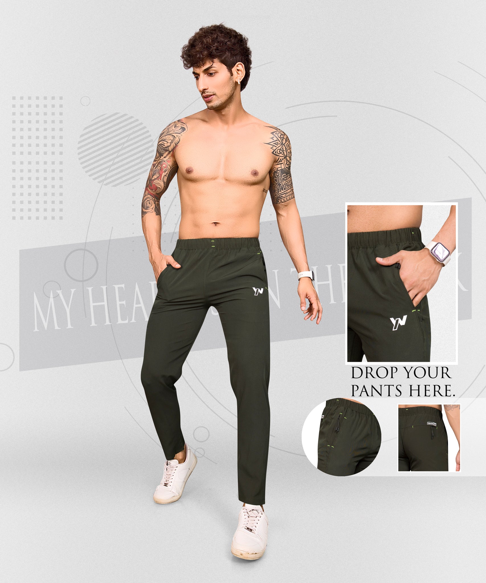 fcity.in - Men Black Solid Stylish Multi Pocket Cargo Track Pant / Ravishing