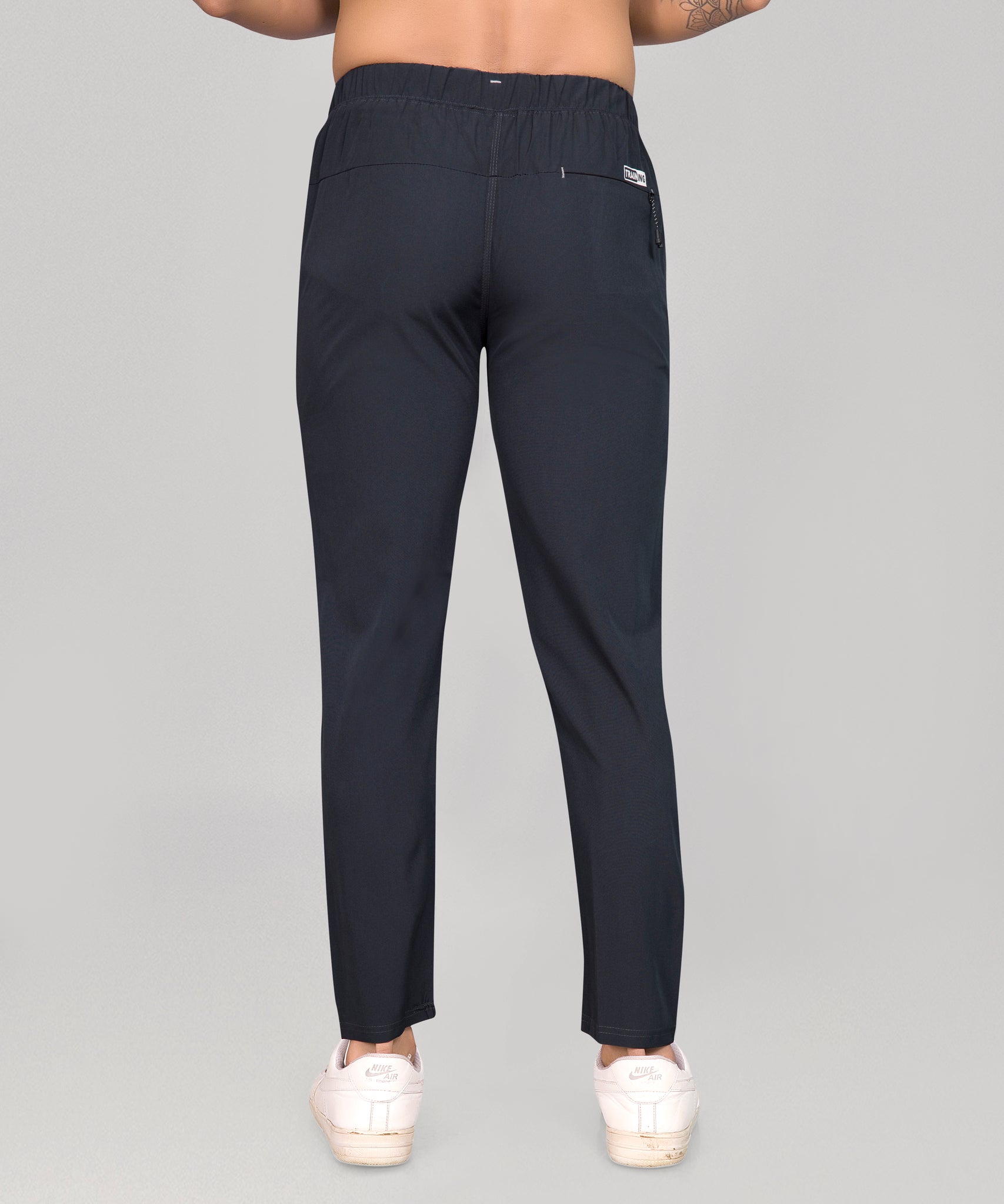 Cargo Track Pants With 5 Smart Pockets- Navy Blue
