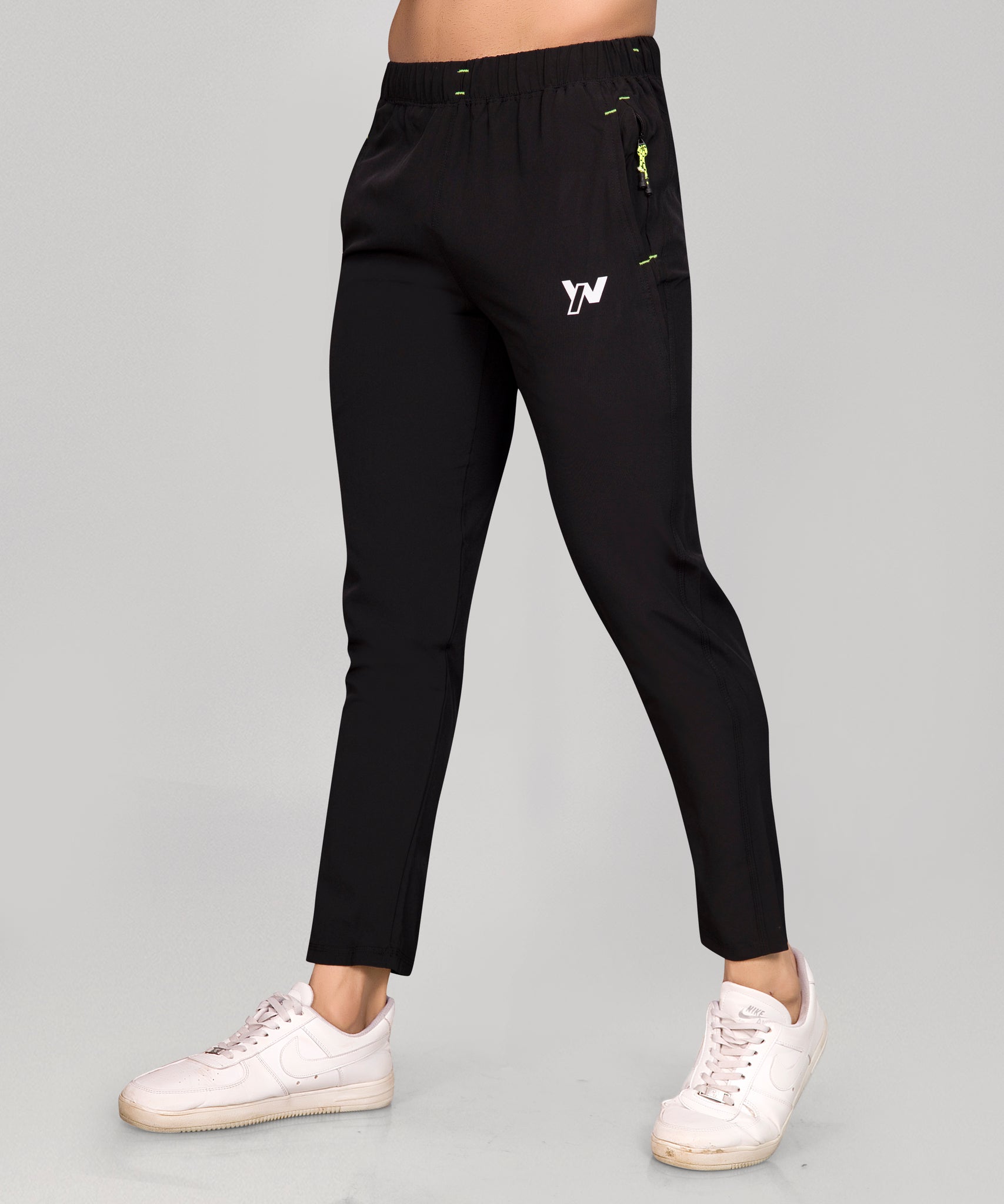 Cargo Track Pants With 5 Smart Pockets- Deep Black