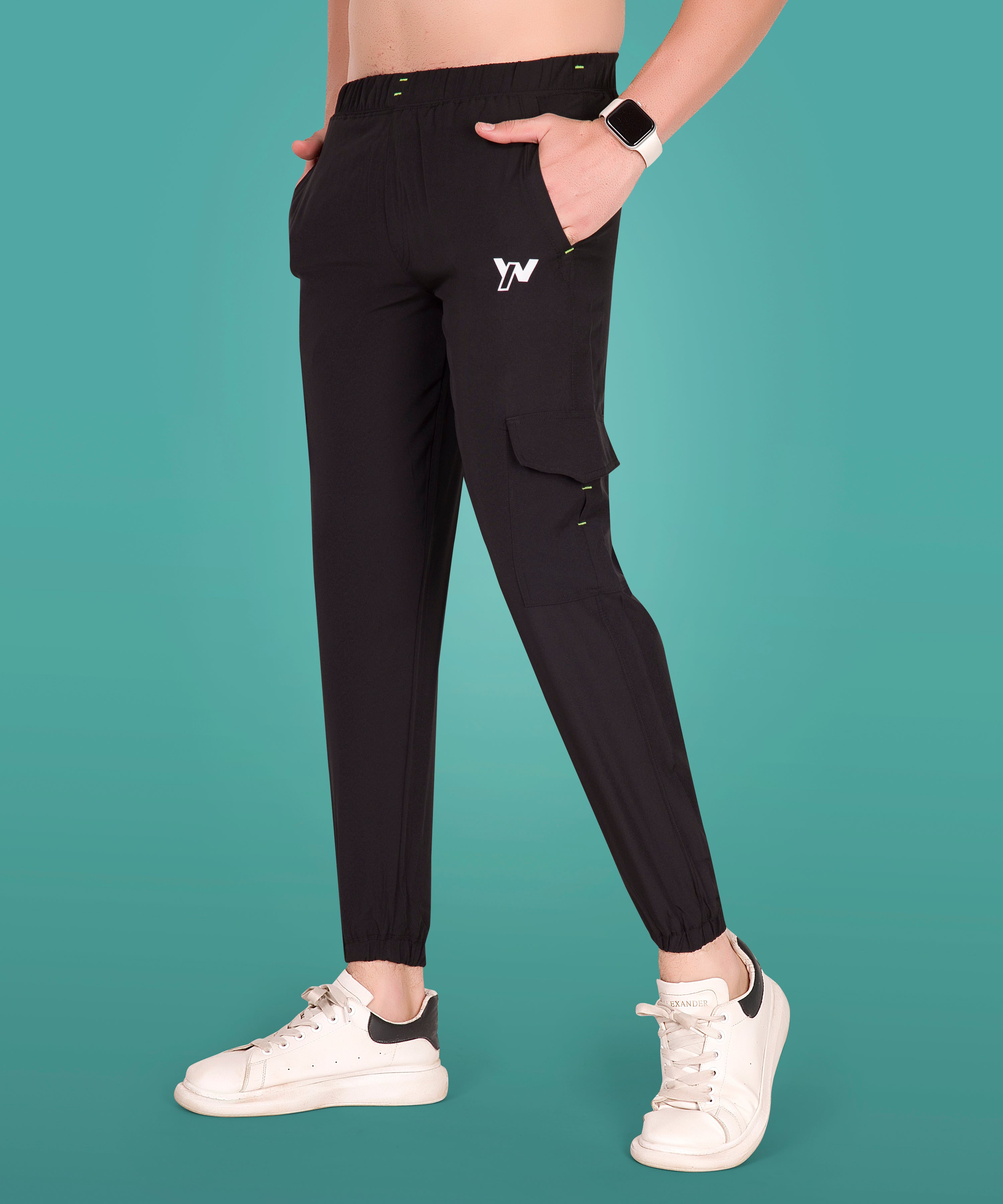 Jogger's Track Pants - Black