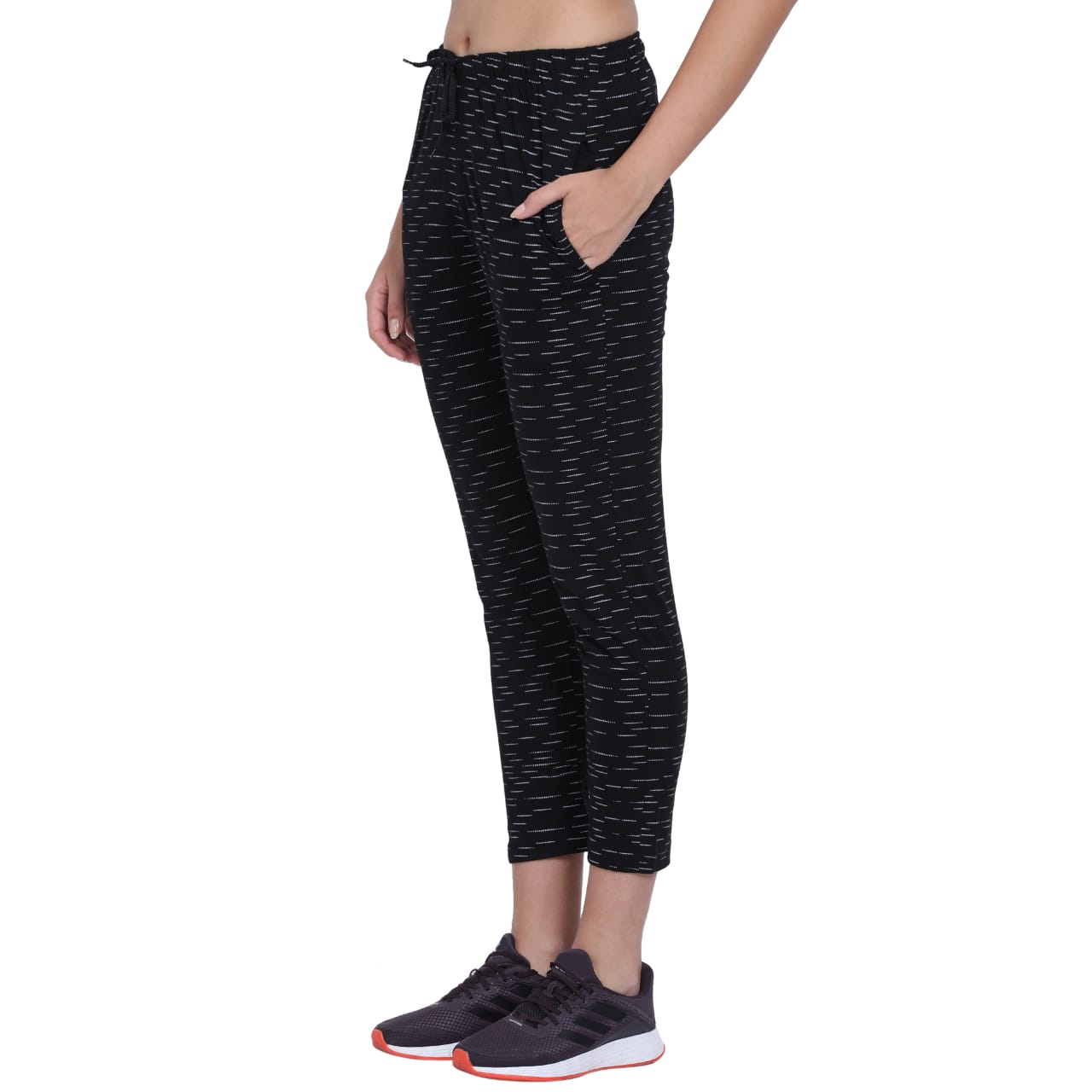 Women Lounge Pants with insert pockets | Black Colour