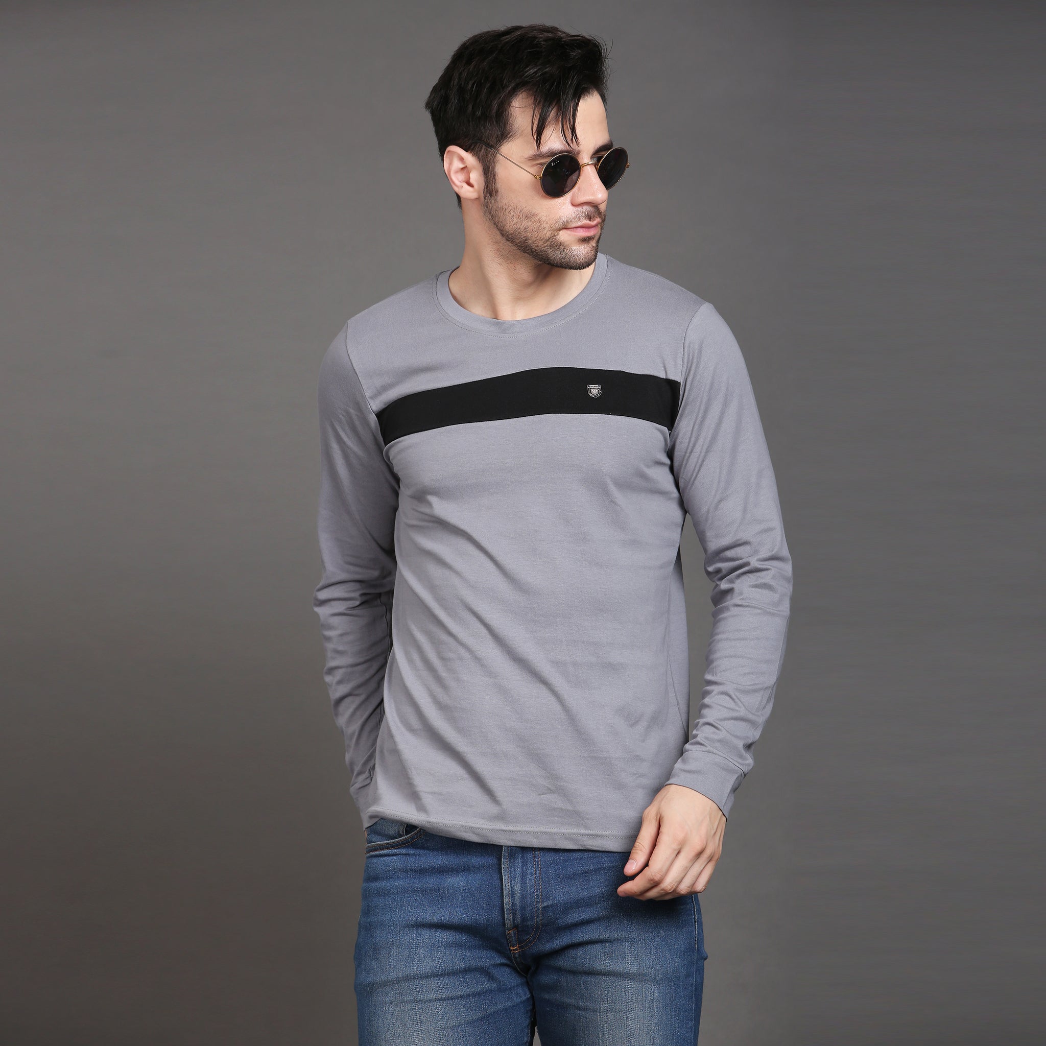 Full sleeve cotton stripe Tshirt