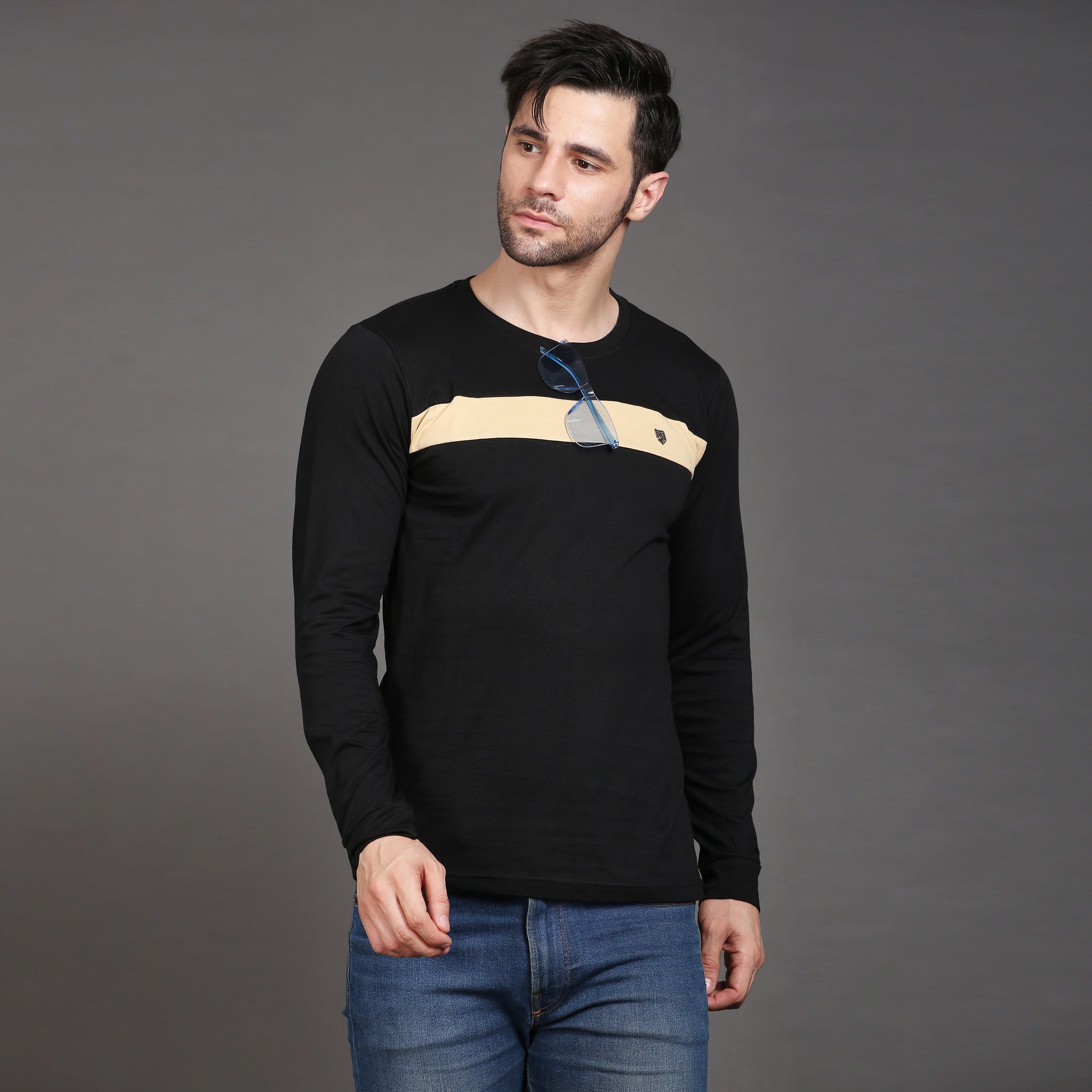 Full sleeve cotton stripe Tshirt
