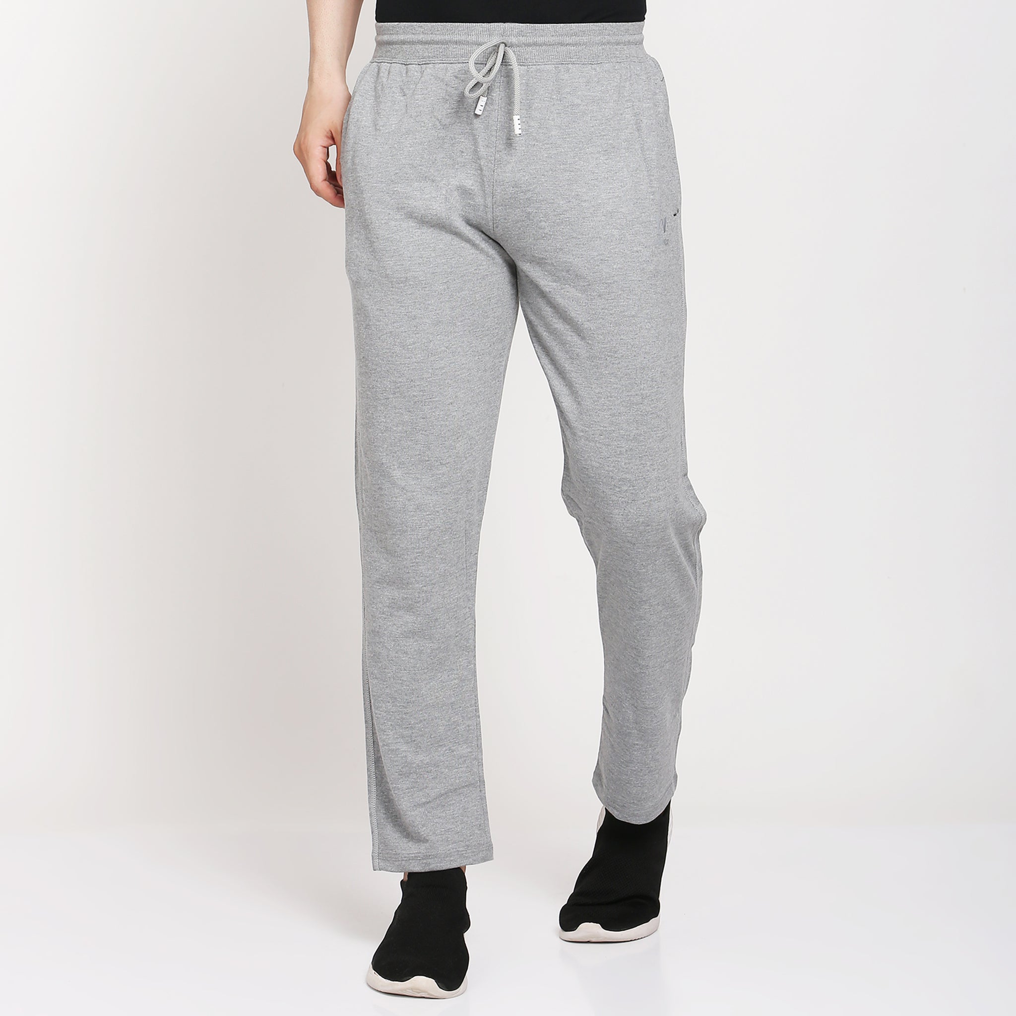 Men solid slim fit Track Pants | Grey Colour