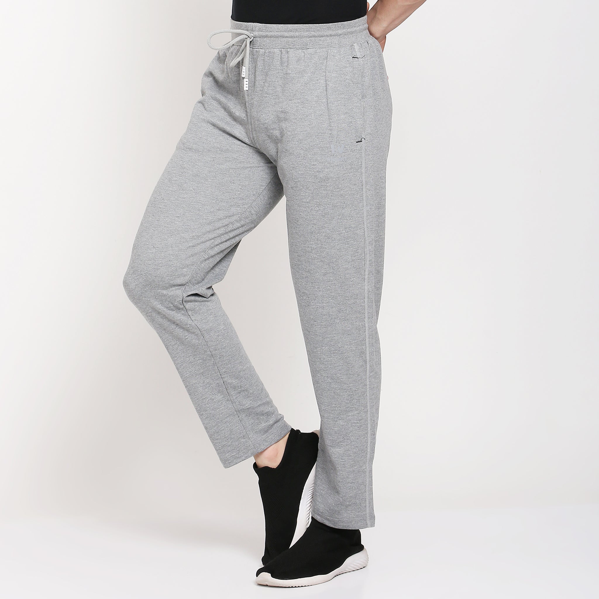 Men solid slim fit Track Pants | Grey Colour