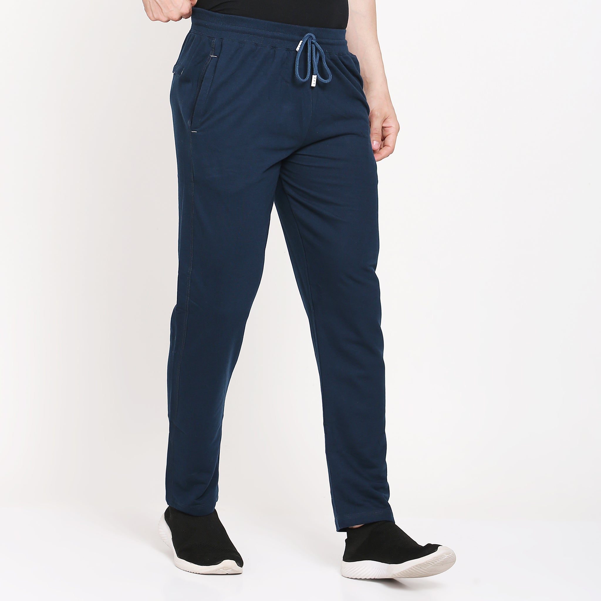 Men solid slim fit Track Pants | Teal Colour