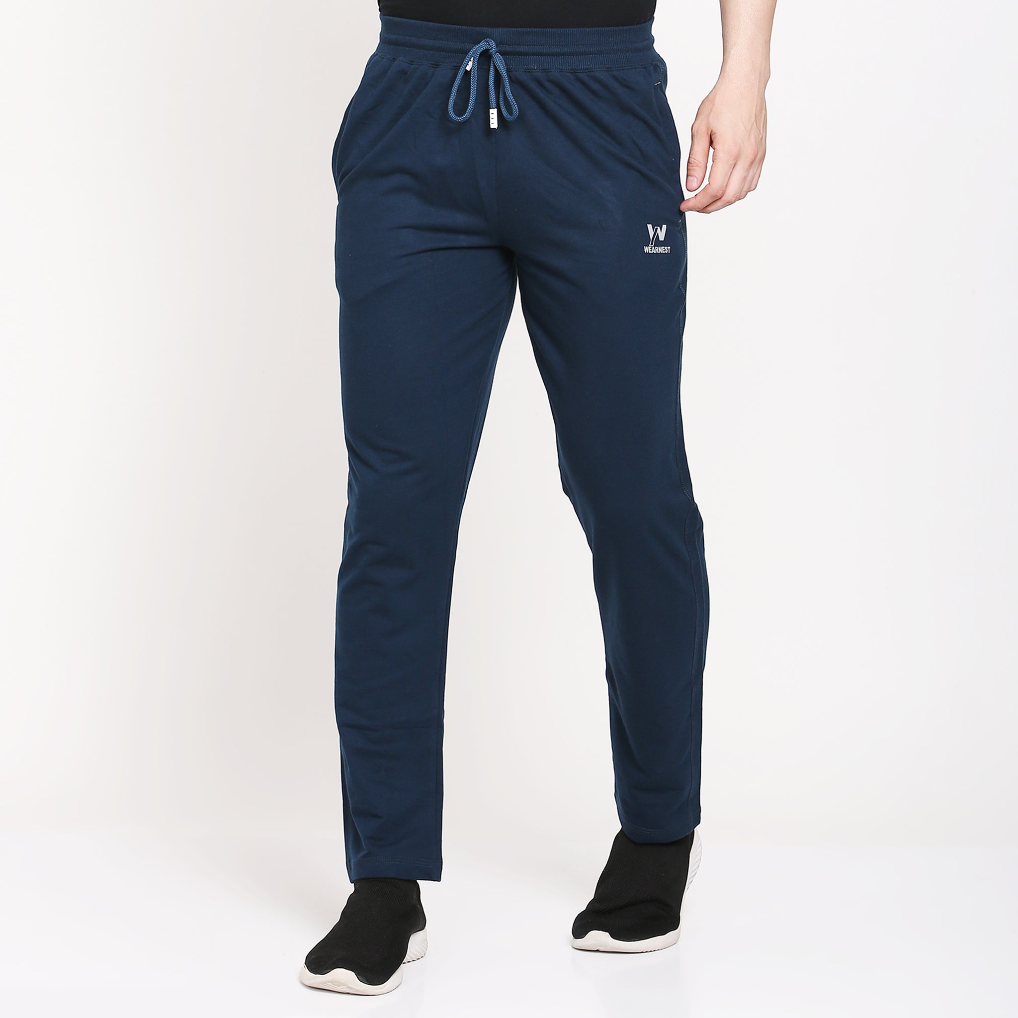 Men solid slim fit Track Pants | Teal Colour