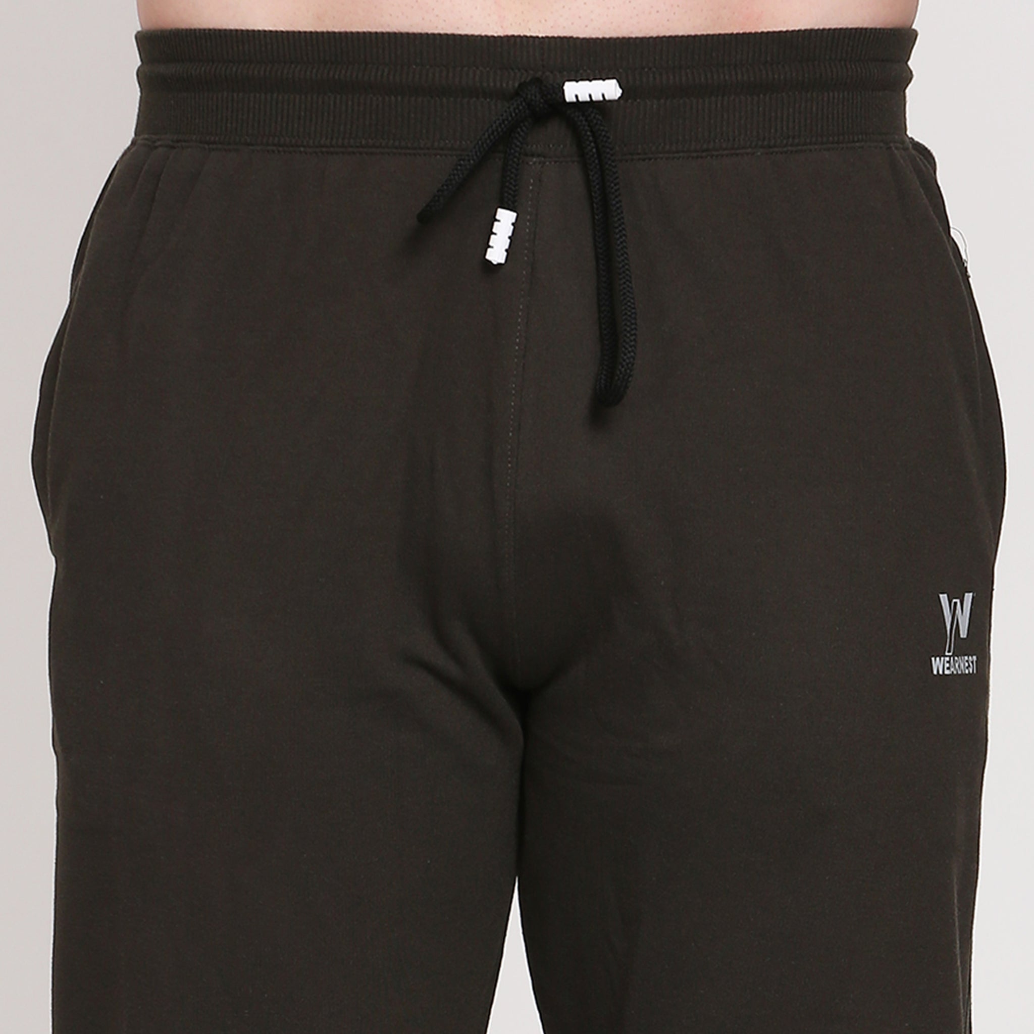 Men solid slim fit Track Pants | Black Colour