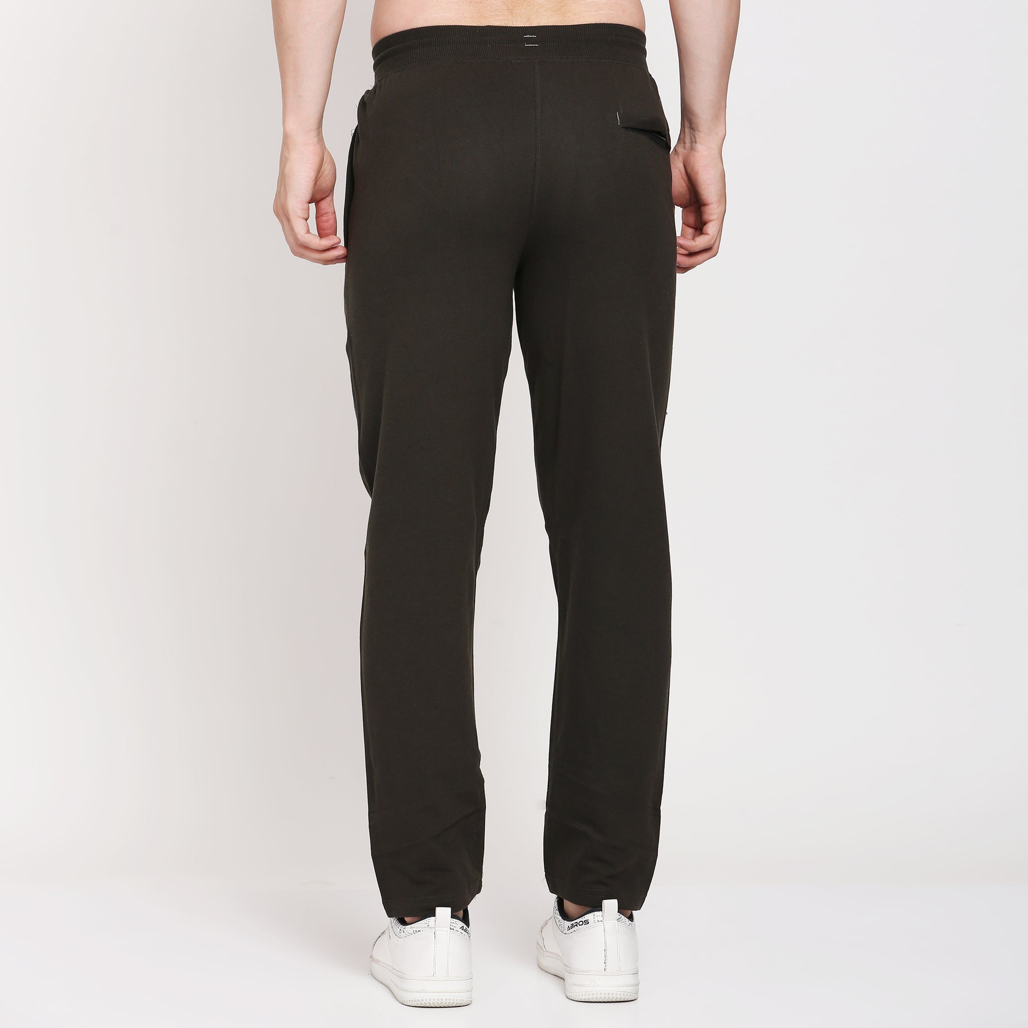 Men solid slim fit Track Pants | Black Colour