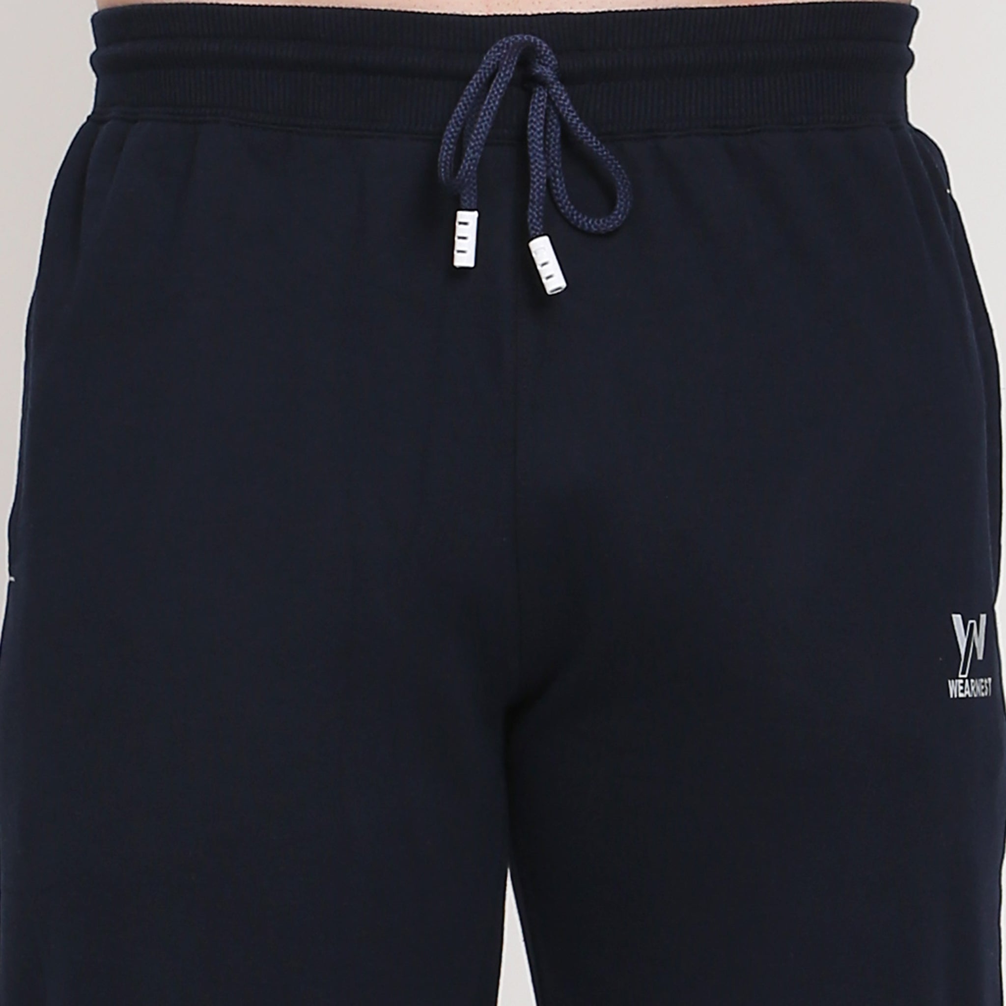 Men solid slim fit Track Pants | Navy Blue Colour
