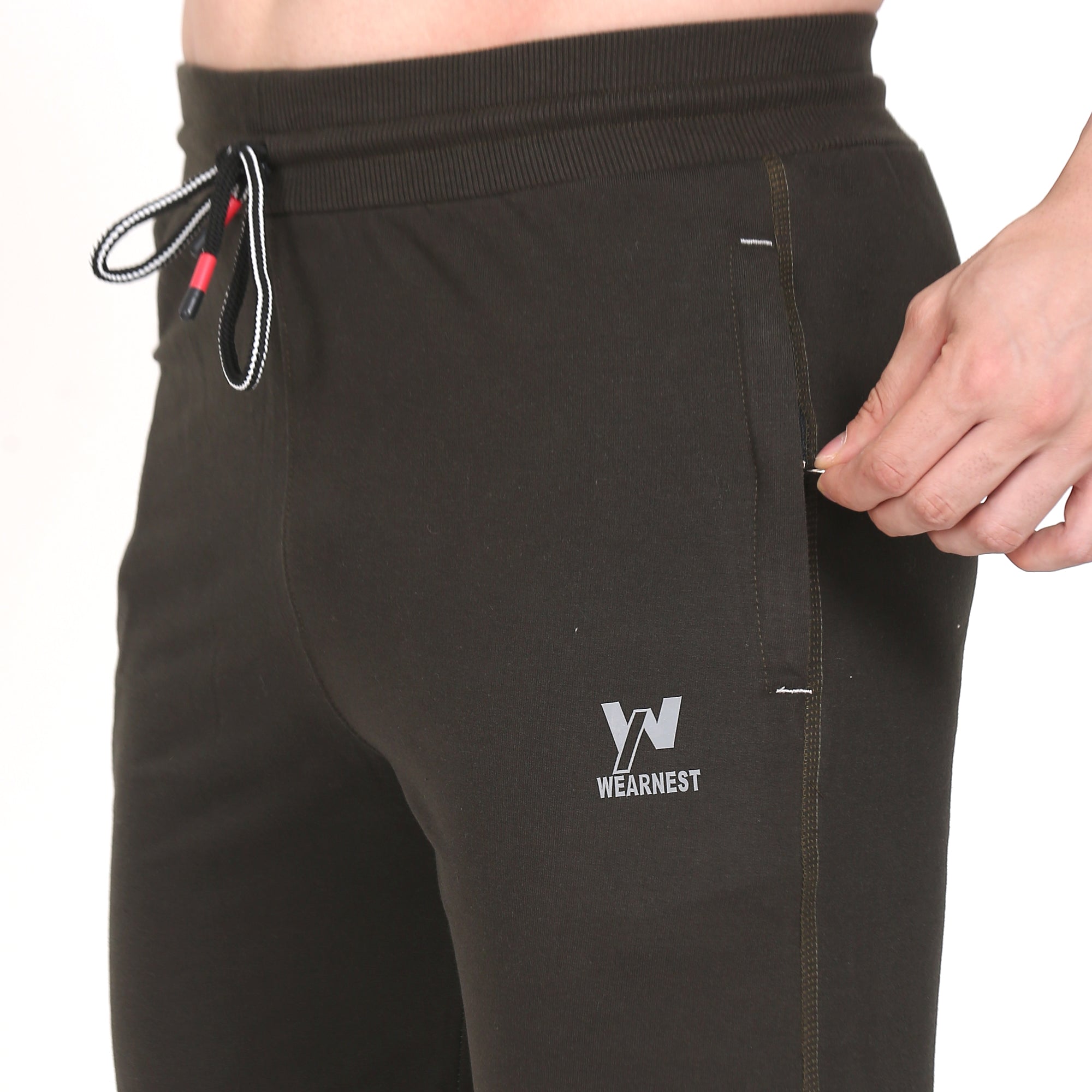 Men solid slim fit casual shorts | Brown Colour