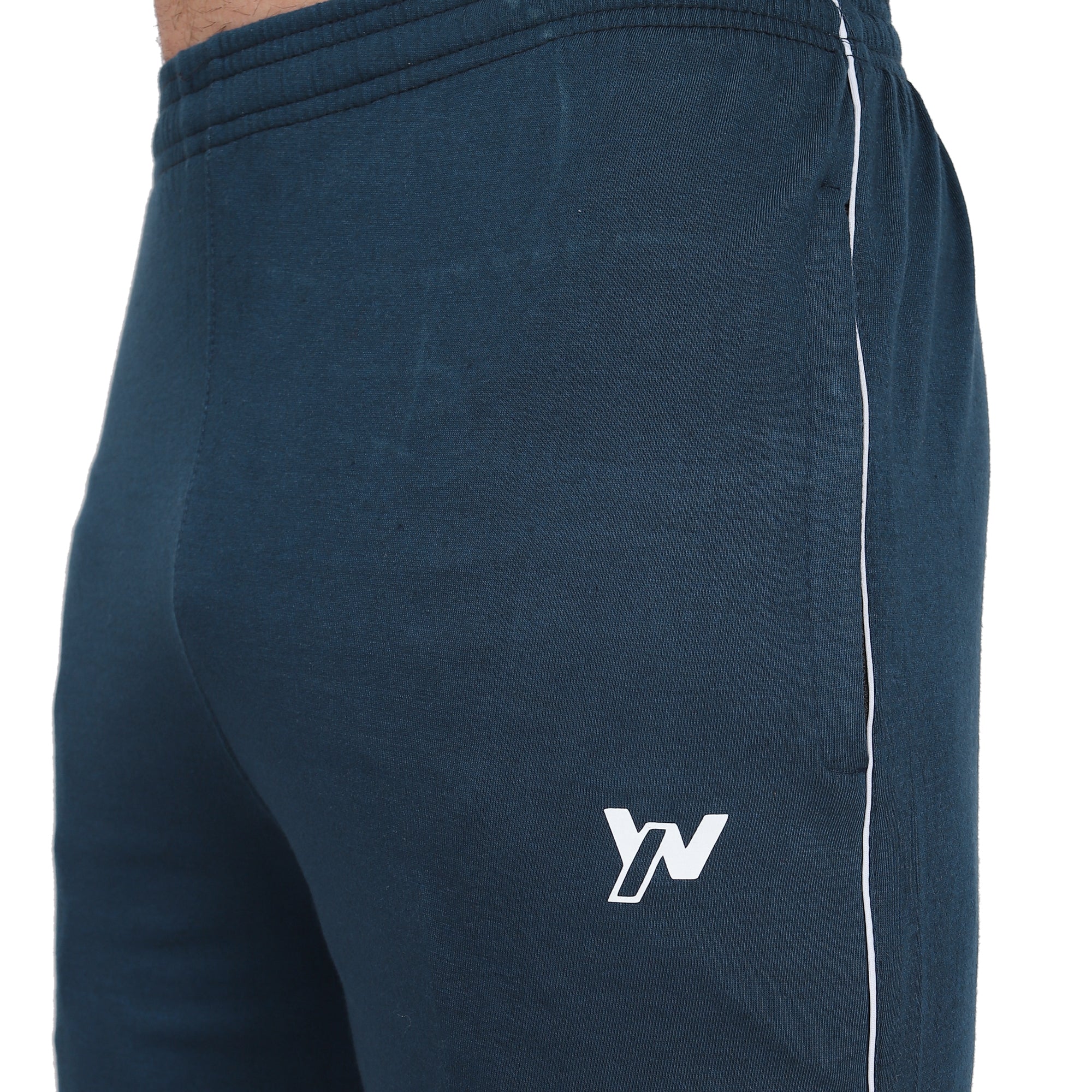 Men Heathered Shorts with insert pocket | Teal Colour
